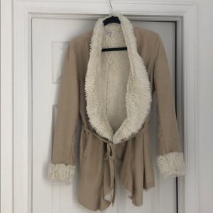 Soft suede jacket